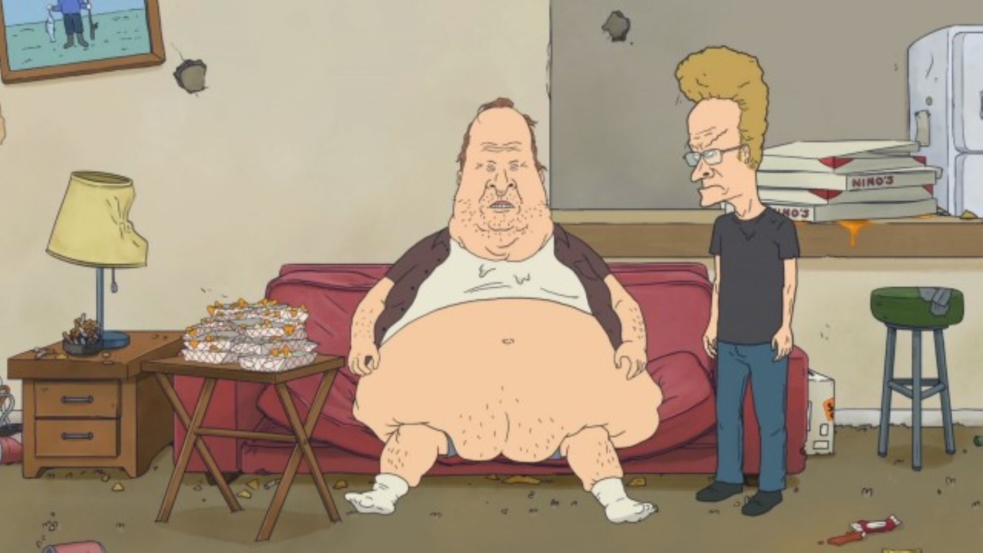 Beavis and Butt-Head S3E12 Old Beavis and Butt-Head in Too Big to Fail