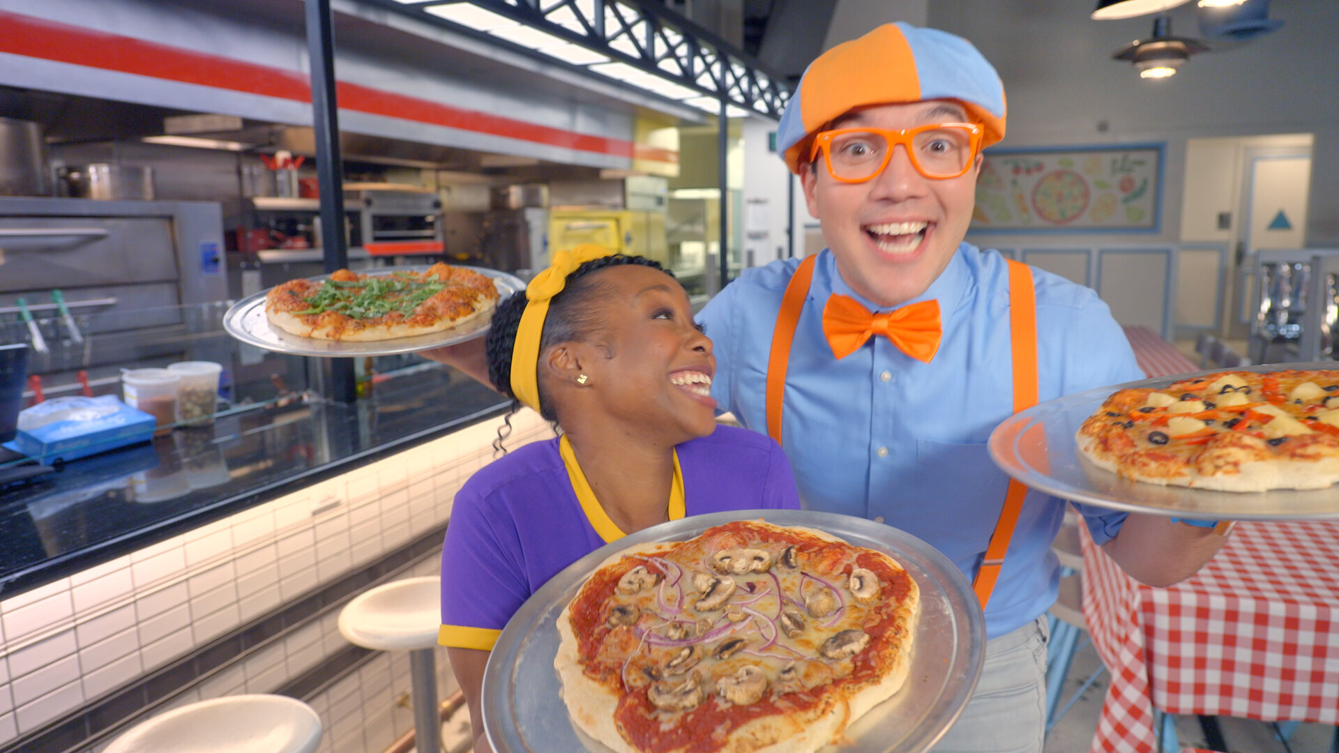 Blippi's Job Show S1E9 Pizza Chefs