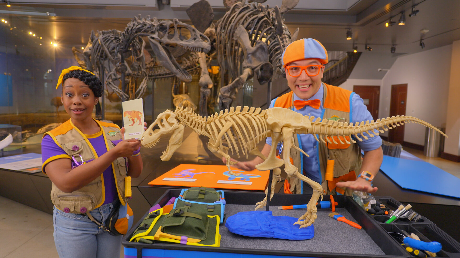 Blippi's Job Show S2E8 Paleontologists