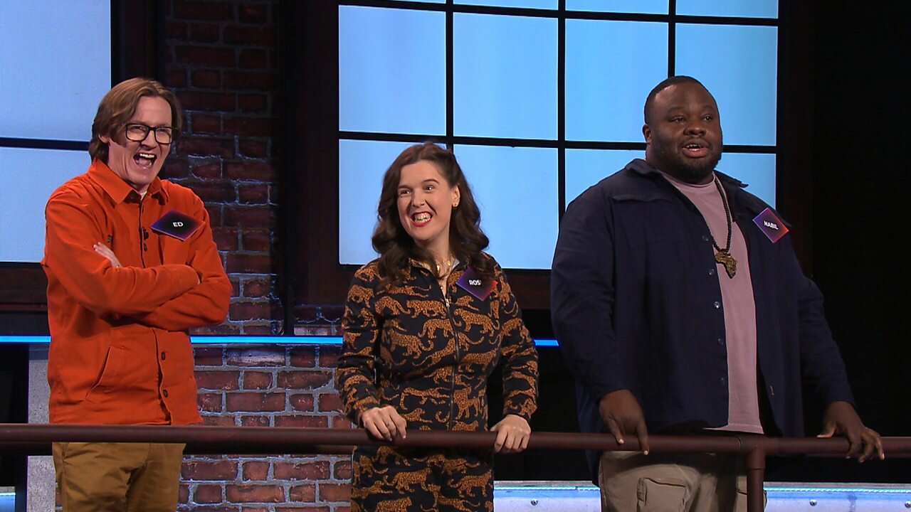Bridge of Lies Celebrity Specials S4E10 Rosie Jones, Ed Byrne, Nabil Abdulrashid, Harriet Kemsley