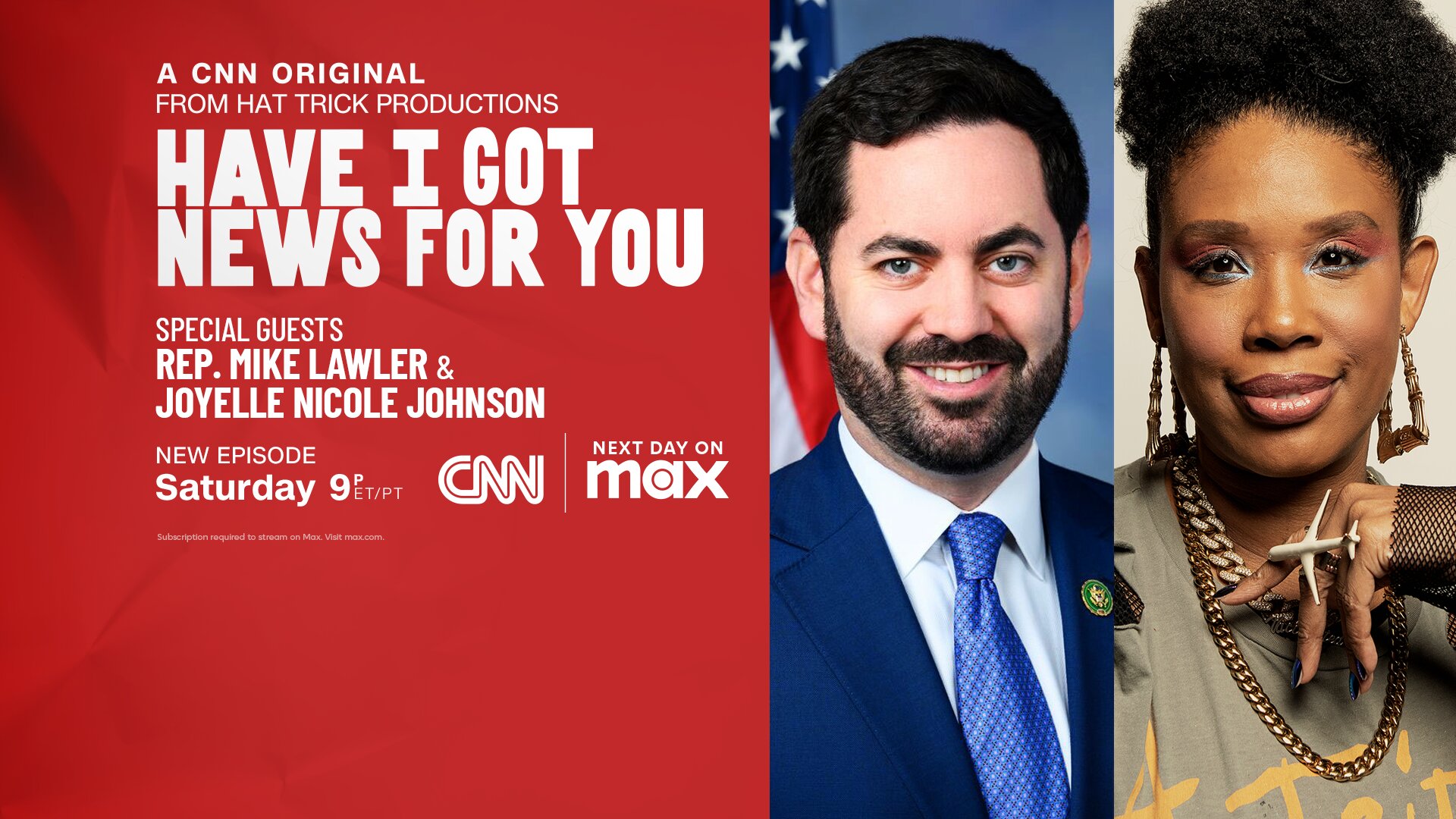 Have I Got News for You S2E2 Rep. Mike Lawler, Joyelle Nicole Johnson