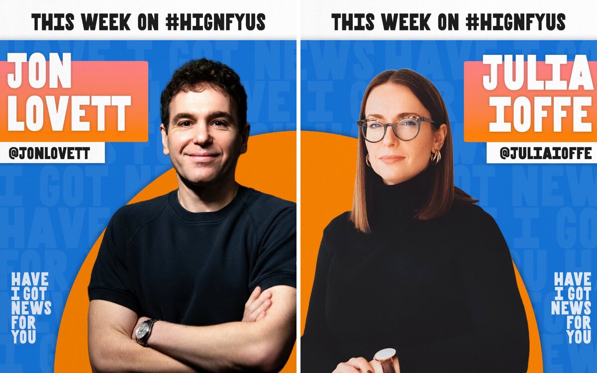 Have I Got News for You S5E1 Jon Lovett, Julia Ioffe