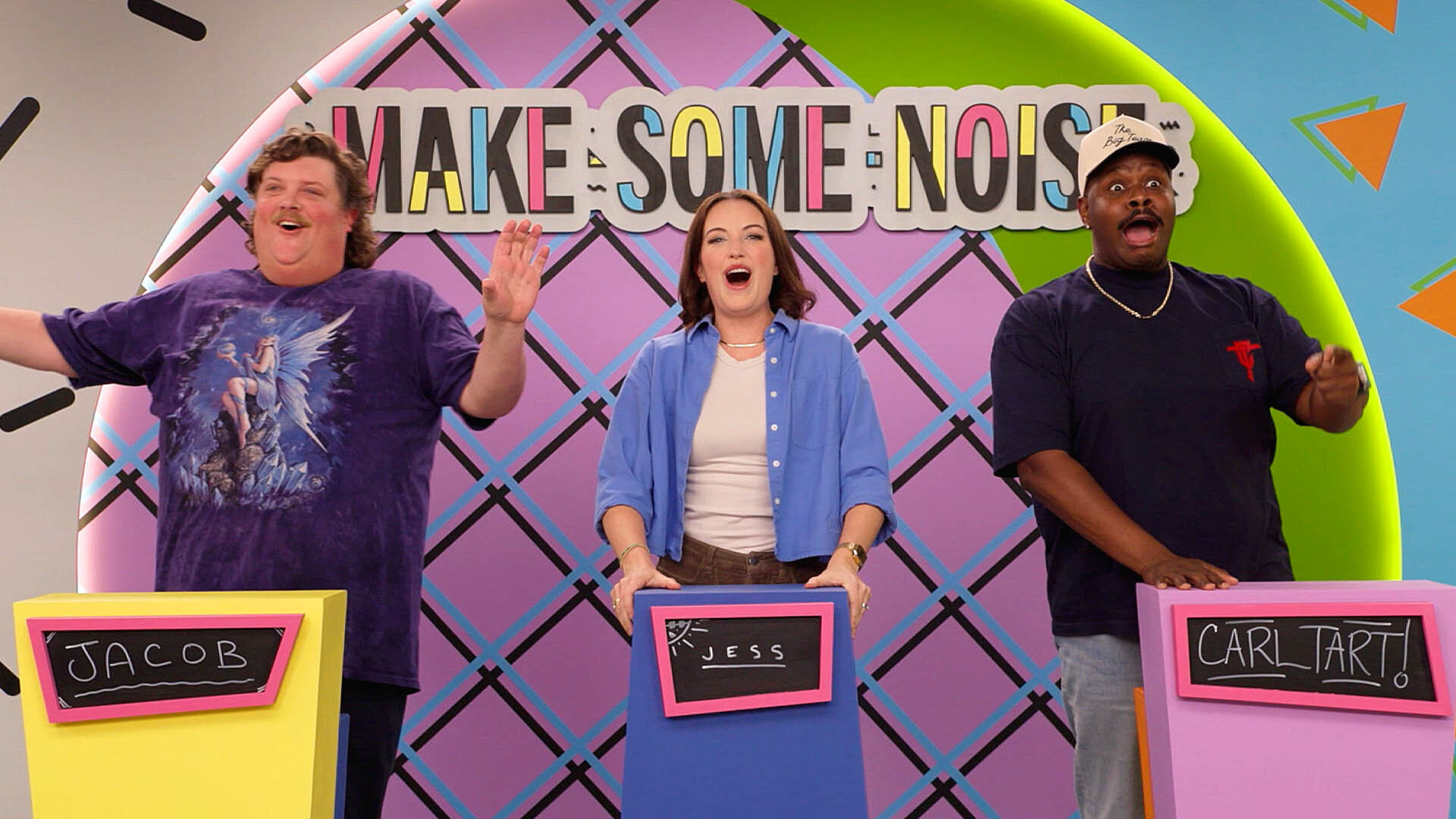 Make Some Noise S5E2 Jacob, Jess, and Carl Are Sooooo Close to Touching
