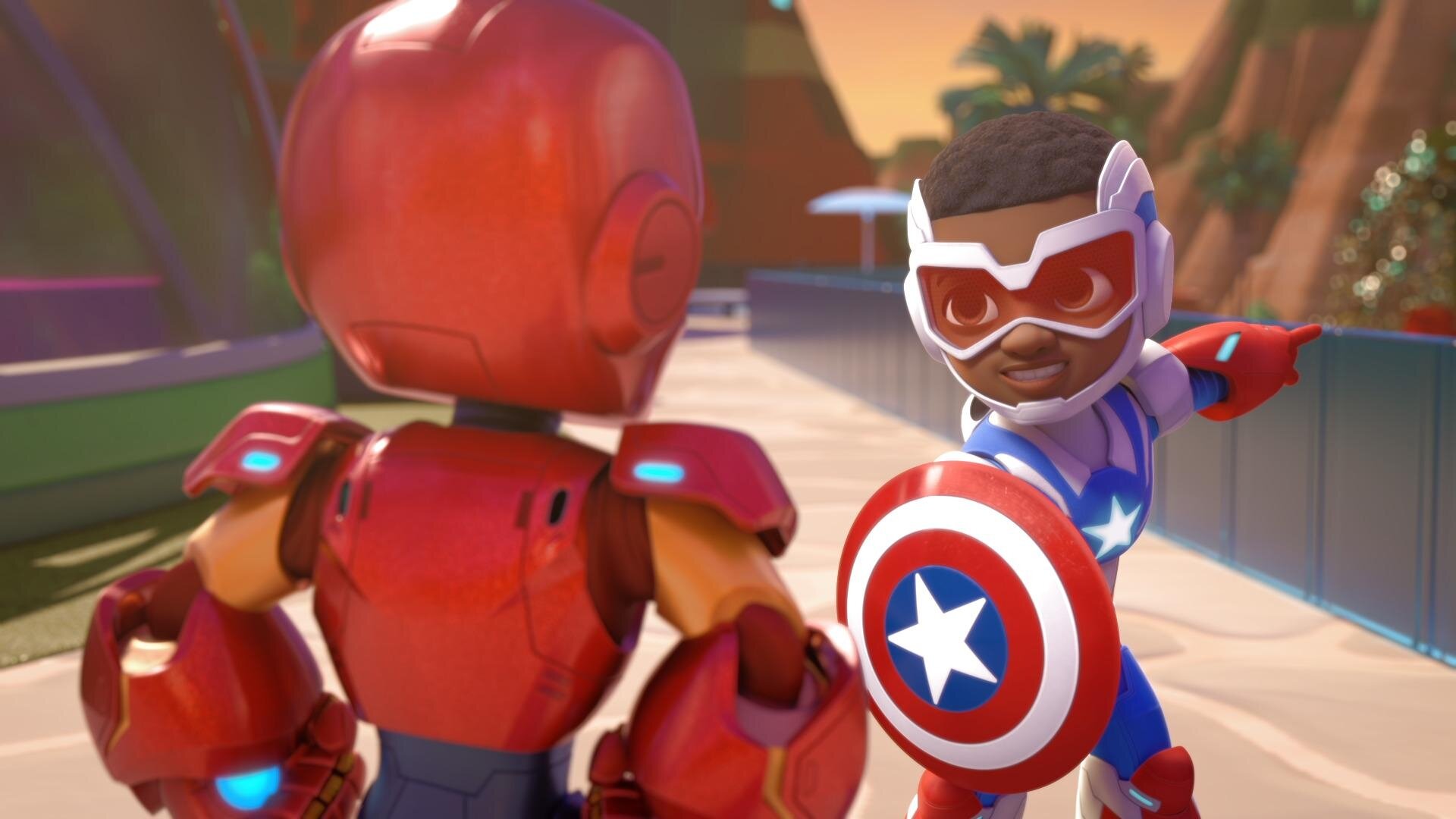 Meet Iron Man and his Awesome Friends S1E6 Meet Captain America