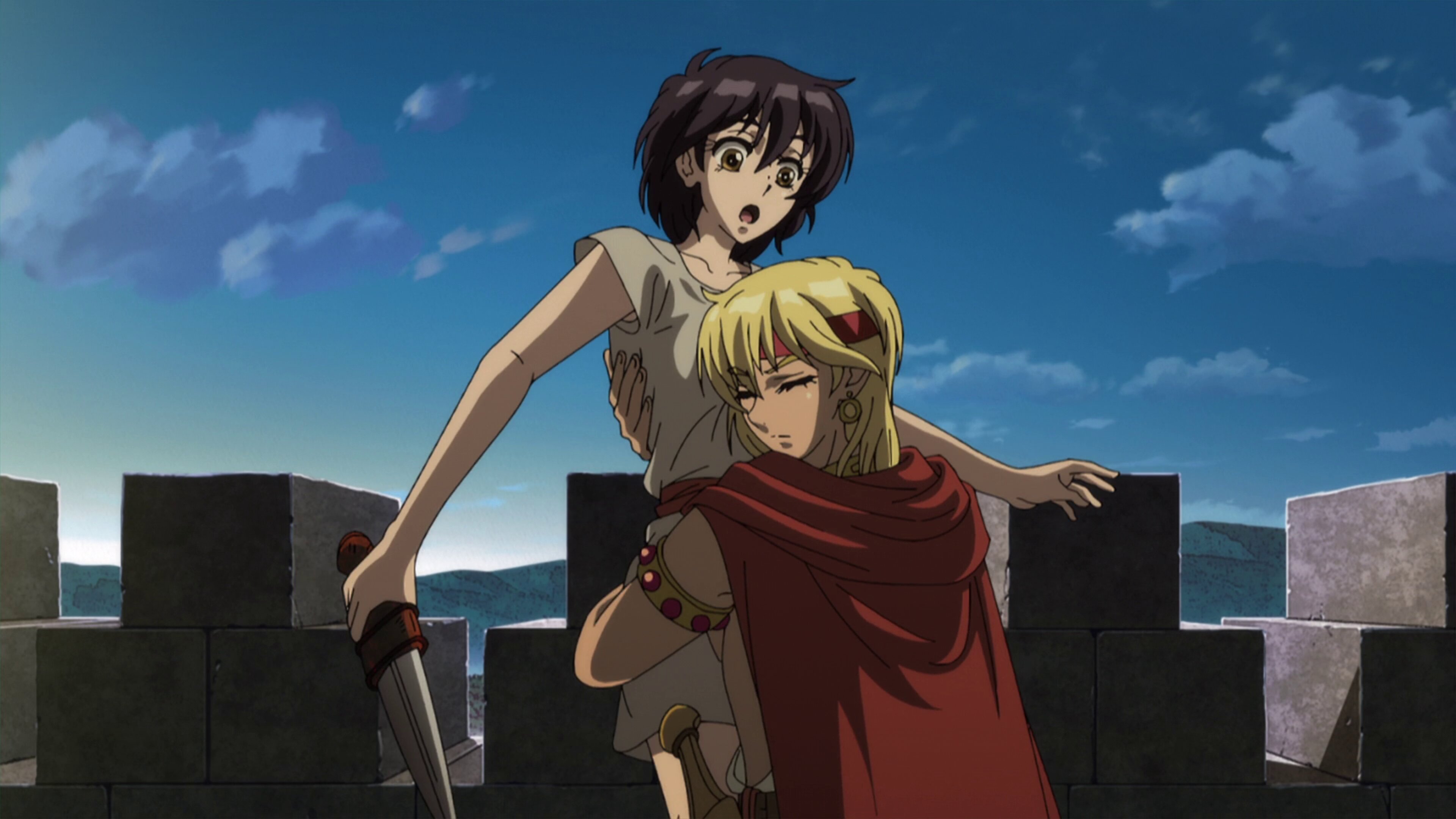 Sora wa akai kawa no hotori S1E5 A Sword to Fight