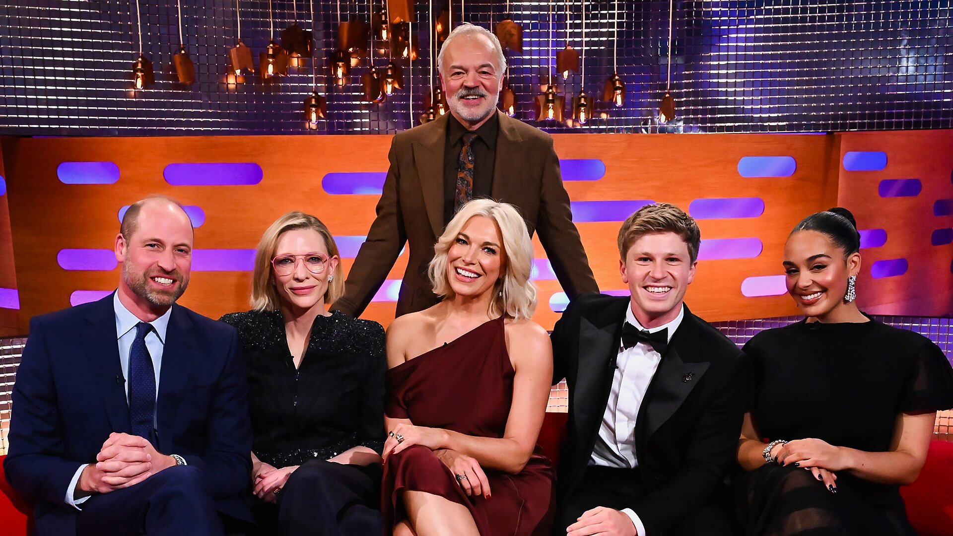 The Graham Norton Show S34E5 HRH Prince William, Cate Blanchett, Hannah Waddingham, Robert Irwin, Jorja Smith