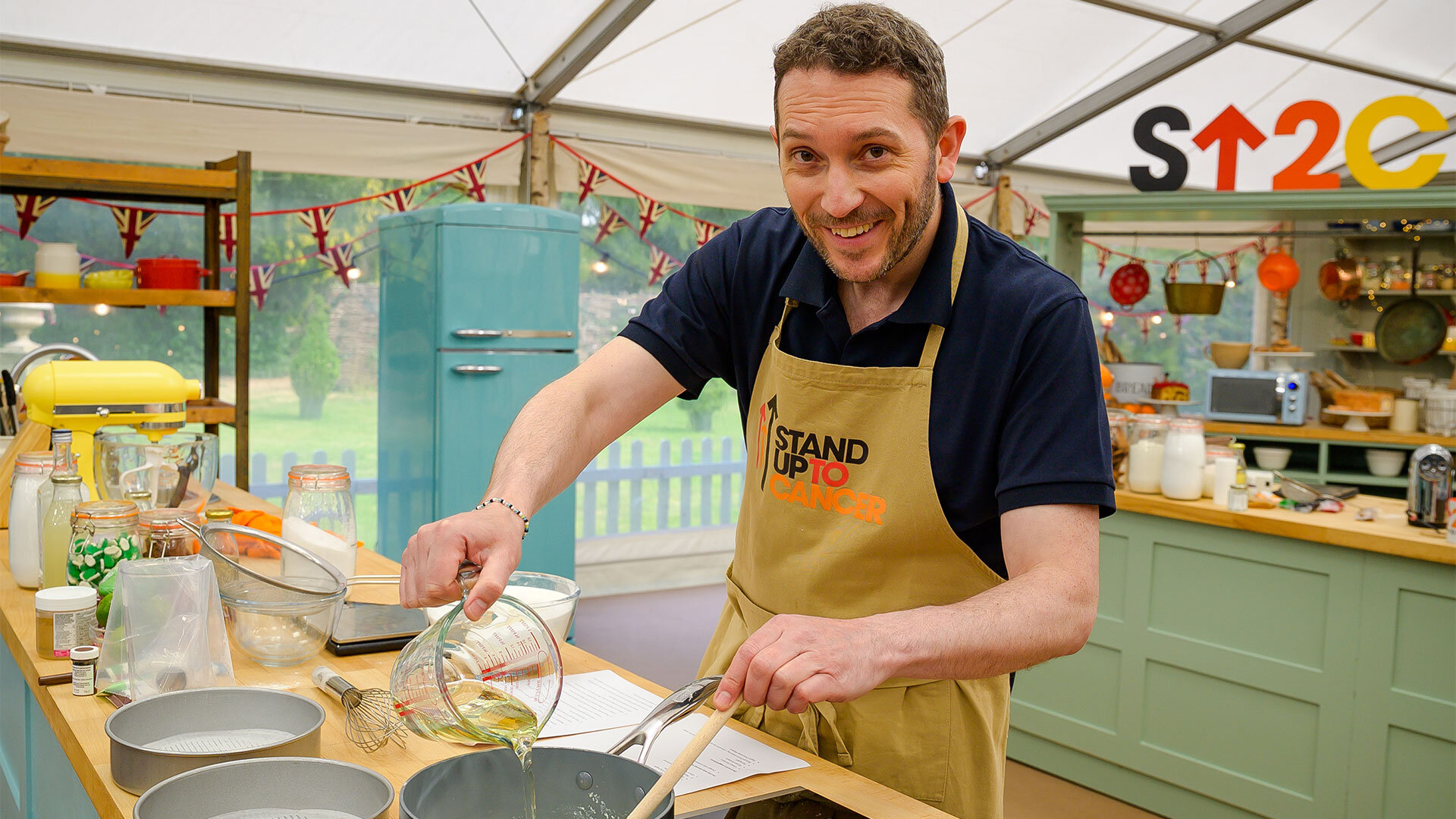 The Great Celebrity Bake Off for SU2C S9E1 Joe Wilkinson, Roisin Conaty, Rose Matafeo, Judi Love, Tom Davies, Jon Richardson