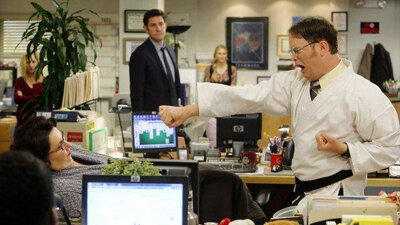 The Office S9E21 Livin' the Dream