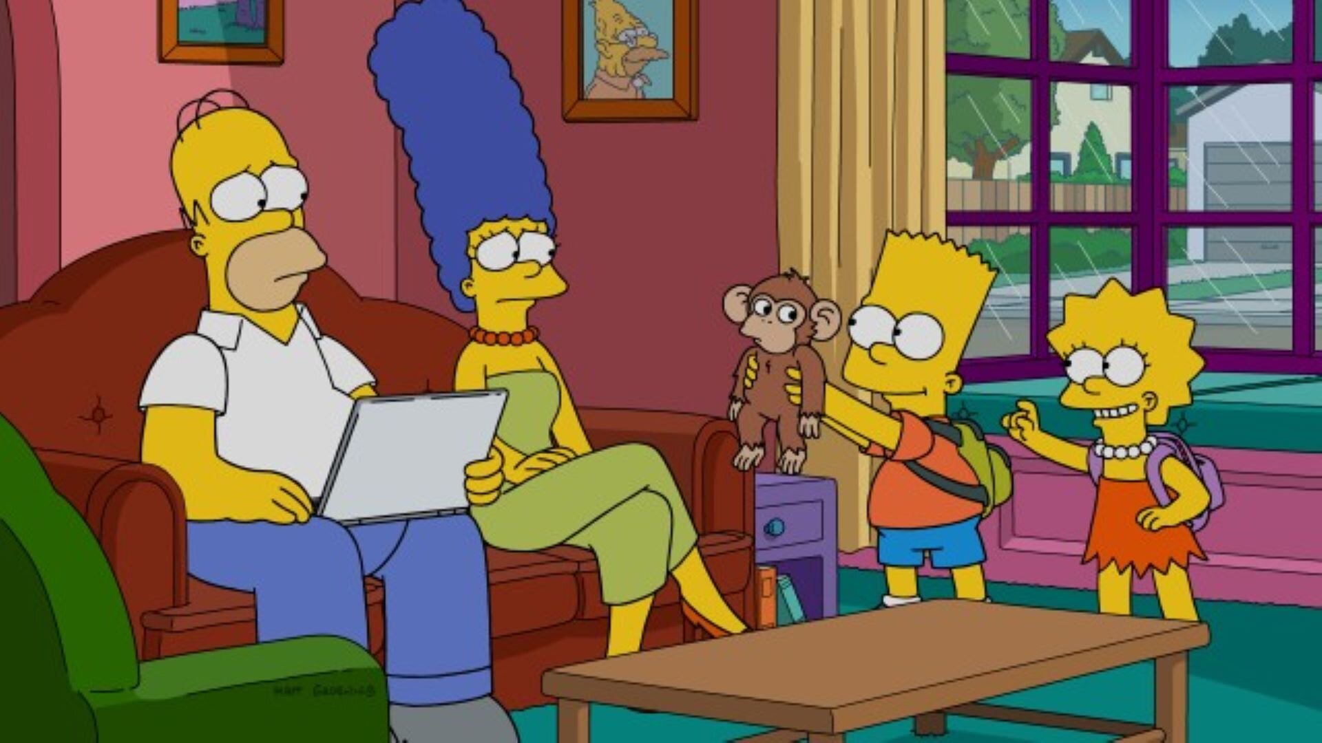 The Simpsons S38E2 Diary of a Chimpy Kid
