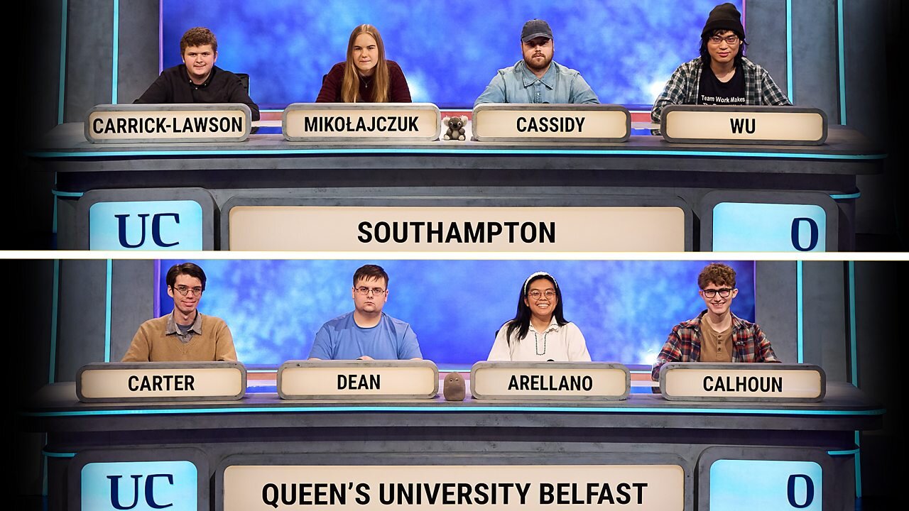 University Challenge S56E11 Southampton v Queen's University Belfast