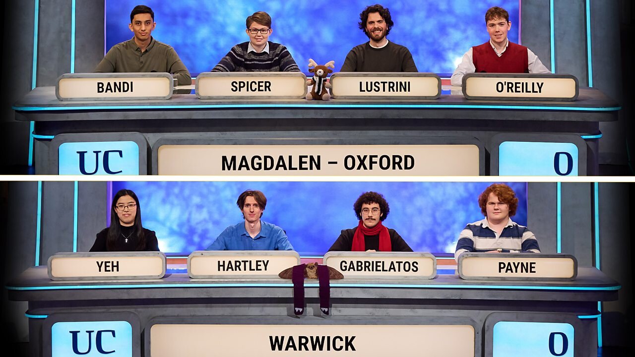 University Challenge S56E5 Magdalen College, Oxford v Warwick