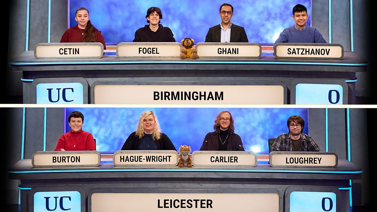 University Challenge S56E8 Birmingham v Leicester